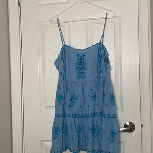 Blue sun dress